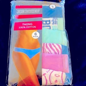 Joe Boxer 100% Cotton Thongs